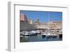 Harbour. Old Town, UNESCO World Heritage Site, Dubrovnik, Dalmatia, Croatia, Europe-Frank Fell-Framed Photographic Print