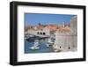 Harbour. Old Town, UNESCO World Heritage Site, Dubrovnik, Dalmatia, Croatia, Europe-Frank Fell-Framed Photographic Print