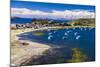 Harbour on Lake Titicaca at Challapampa Village on Isla Del Sol (Island of the Sun), Bolivia-Matthew Williams-Ellis-Mounted Photographic Print