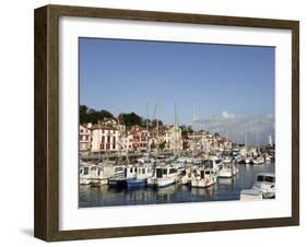 Harbour Os Socoa, St. Jean De Luz, Pyrenees Atlantique, France, Europe-Groenendijk Peter-Framed Photographic Print