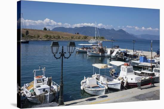 Harbour, Perdika Aegina, Saronic Islands, Greek Islands, Greece-Rolf Richardson-Stretched Canvas