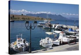 Harbour, Perdika Aegina, Saronic Islands, Greek Islands, Greece-Rolf Richardson-Stretched Canvas