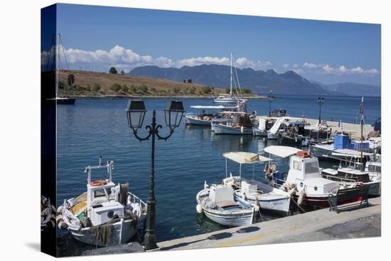Harbour, Perdika Aegina, Saronic Islands, Greek Islands, Greece-Rolf Richardson-Stretched Canvas