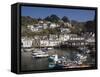 Harbour, Polperro, Cornwall, England, United Kingdom, Europe-Rolf Richardson-Framed Stretched Canvas