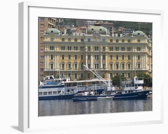 Harbour, Rijeka, Croatia, Europe-Rolf Richardson-Framed Photographic Print