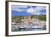 Harbour, Rio Marina, Island of Elba, Livorno Province, Tuscany, Italy, Mediterranean-Markus Lange-Framed Photographic Print