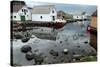 Harbour, Rott Island, Off Stavanger, Norway, Scandinavia, Europe-David Lomax-Stretched Canvas