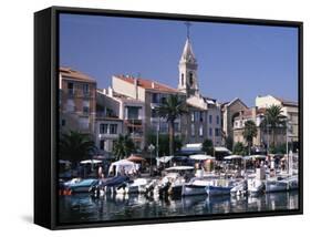 Harbour, Sanary-Sur-Mer, Var, Cote d'Azur, Provence, France, Mediterranean-David Hughes-Framed Stretched Canvas