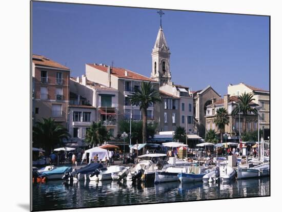 Harbour, Sanary-Sur-Mer, Var, Cote d'Azur, Provence, France, Mediterranean-David Hughes-Mounted Photographic Print