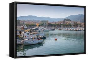 Harbour, Sanremo (San Remo), Liguria, Italy, Europe-Frank Fell-Framed Stretched Canvas