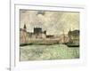 Harbour Scene, Dieppe, C.1881-85-Paul Gauguin-Framed Giclee Print