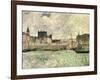 Harbour Scene, Dieppe, C.1881-85-Paul Gauguin-Framed Giclee Print