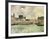 Harbour Scene, Dieppe, C.1881-85-Paul Gauguin-Framed Giclee Print