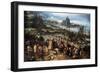 Harbour Scene with Christ Preaching, 1598-Jan Brueghel the Elder-Framed Giclee Print