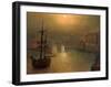 Harbour Scene-John Atkinson Grimshaw-Framed Giclee Print