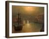 Harbour Scene-John Atkinson Grimshaw-Framed Giclee Print