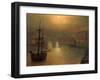 Harbour Scene-John Atkinson Grimshaw-Framed Giclee Print