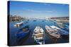 Harbour Seafront, Bari, Puglia, Italy, Europe-Christian Kober-Stretched Canvas