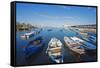 Harbour Seafront, Bari, Puglia, Italy, Europe-Christian Kober-Framed Stretched Canvas