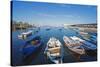 Harbour Seafront, Bari, Puglia, Italy, Europe-Christian Kober-Stretched Canvas