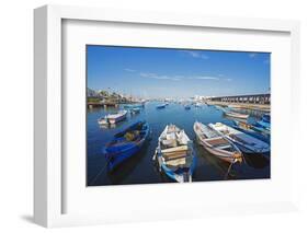 Harbour Seafront, Bari, Puglia, Italy, Europe-Christian Kober-Framed Photographic Print