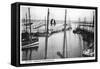 Harbour, Seahouses, Northumberland, 1905-null-Framed Stretched Canvas