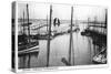 Harbour, Seahouses, Northumberland, 1905-null-Stretched Canvas