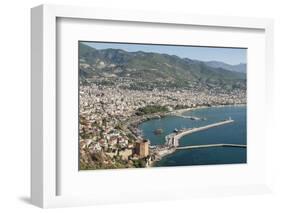 Harbour Seen from Kale Fortress, Alanya, Southern Turkey, Anatolia, Turkey, Asia Minor, Eurasia-Tony Waltham-Framed Photographic Print