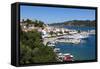 Harbour, Skiathos Town, Skiathos Island, Sporades Islands, Greek Islands, Greece, Europe-Stuart Black-Framed Stretched Canvas