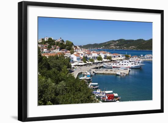 Harbour, Skiathos Town, Skiathos Island, Sporades Islands, Greek Islands, Greece, Europe-Stuart Black-Framed Photographic Print