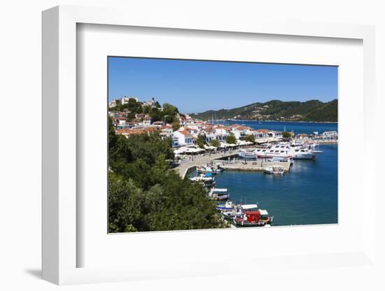 Harbour, Skiathos Town, Skiathos Island, Sporades Islands, Greek Islands, Greece, Europe-Stuart Black-Framed Photographic Print