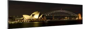 Harbour Sydney, Opera and Harbour Bridge in Sydney, New South Wales, Sydney, Australia-Thorsten Milse-Mounted Photographic Print