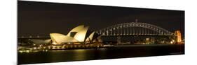 Harbour Sydney, Opera and Harbour Bridge in Sydney, New South Wales, Sydney, Australia-Thorsten Milse-Mounted Photographic Print