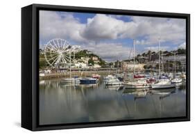 Harbour, Torquay, Devon. England, United Kingdom, Europe-Rolf Richardson-Framed Stretched Canvas