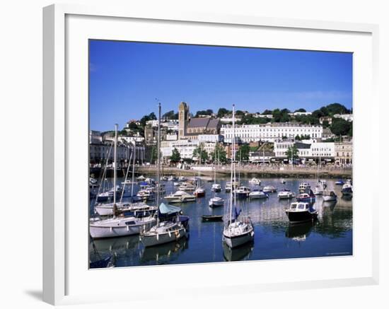 Harbour, Torquay, Devon, England, United Kingdom-J Lightfoot-Framed Photographic Print