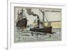 Harbour Tug-null-Framed Giclee Print