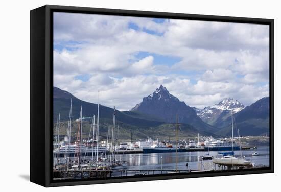 Harbour, Ushuaia, Tierra Del Fuego, Argentina-Peter Groenendijk-Framed Stretched Canvas