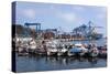 Harbour, Valparaiso, Chile-Peter Groenendijk-Stretched Canvas