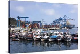 Harbour, Valparaiso, Chile-Peter Groenendijk-Stretched Canvas