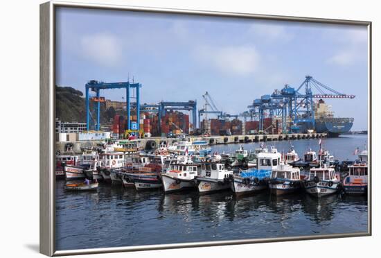 Harbour, Valparaiso, Chile-Peter Groenendijk-Framed Photographic Print