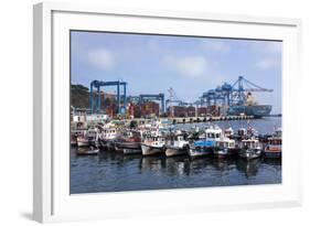 Harbour, Valparaiso, Chile-Peter Groenendijk-Framed Photographic Print