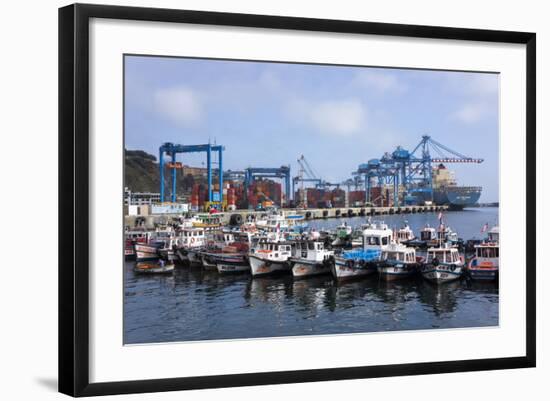 Harbour, Valparaiso, Chile-Peter Groenendijk-Framed Photographic Print