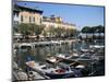 Harbour View, Desenzano, Lake Garda, Italian Lakes, Italy-L Bond-Mounted Photographic Print