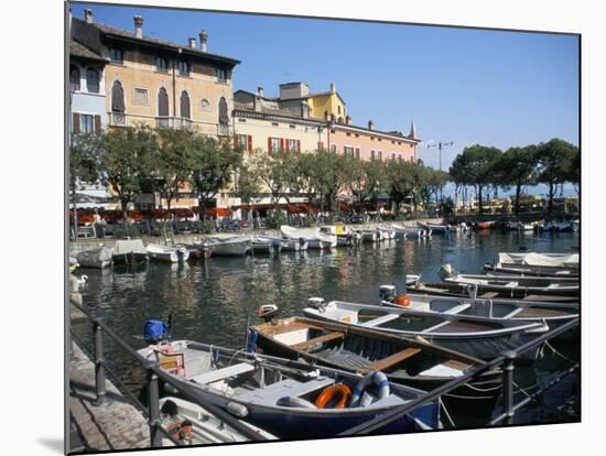 Harbour View, Desenzano, Lake Garda, Italian Lakes, Italy-L Bond-Mounted Photographic Print