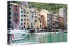 Harbour View, Porto Venere, Cinque Terre, UNESCO World Heritage Site, Liguria, Italy, Europe-Peter Groenendijk-Stretched Canvas