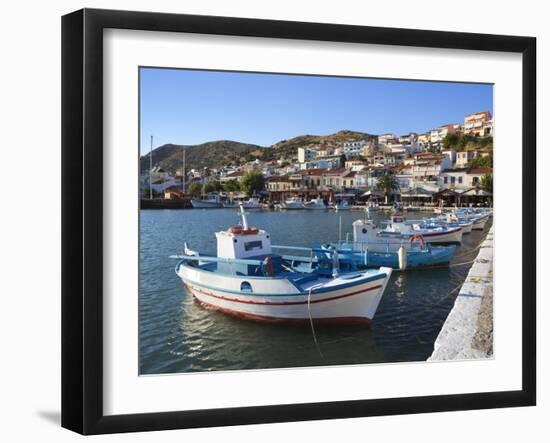 Harbour View, Pythagorion, Samos, Aegean Islands, Greece-Stuart Black-Framed Photographic Print