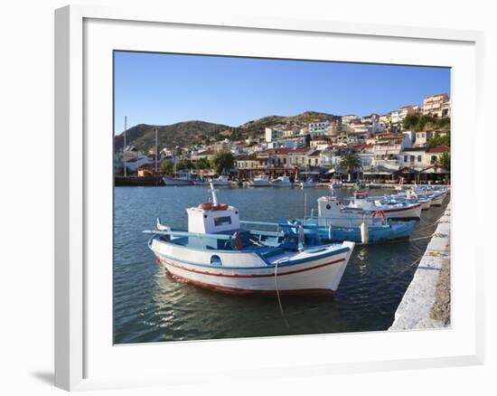 Harbour View, Pythagorion, Samos, Aegean Islands, Greece-Stuart Black-Framed Photographic Print