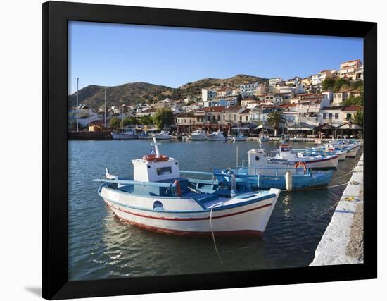 Harbour View, Pythagorion, Samos, Aegean Islands, Greece-Stuart Black-Framed Photographic Print