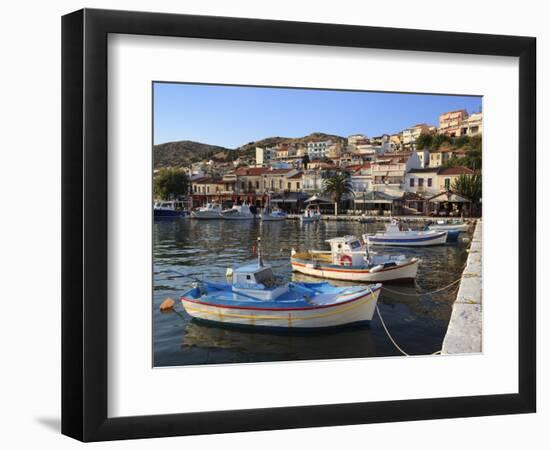 Harbour View, Pythagorion, Samos, Aegean Islands, Greece-Stuart Black-Framed Photographic Print