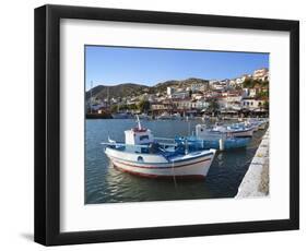 Harbour View, Pythagorion, Samos, Aegean Islands, Greece-Stuart Black-Framed Photographic Print